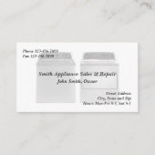 Service-Visitekaartje voor verkoop en reparatie va Visitekaartje (Voorkant)