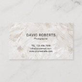 Service voor antenne voor video- en fotografie visitekaartje (Achterkant)