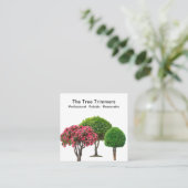 service voor het bijsnijden en verwijderen van bom vierkante visitekaartje (Staand voorkant)