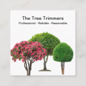 service voor het bijsnijden en verwijderen van bom vierkante visitekaartje (Voorkant)