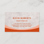 Service voor het verwijderen van rommel en het sch visitekaartje (Achterkant)