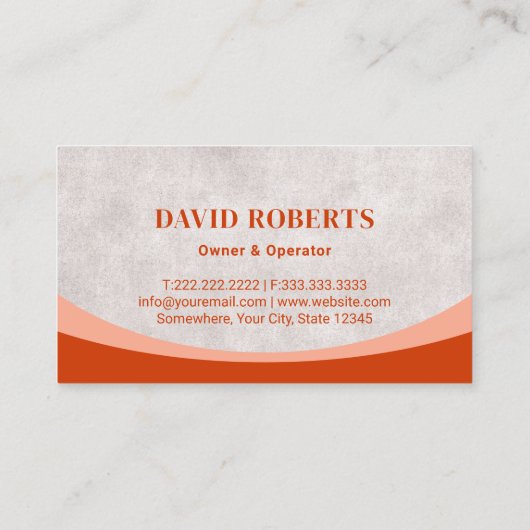 Service voor het verwijderen van rommel en het sch visitekaartje (Achterkant)