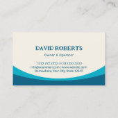 Service voor het verwijderen van rommel en het ver visitekaartje (Achterkant)