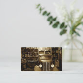 Service voor reparatie van auto-technicus visitekaartje (Staand voorkant)