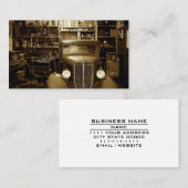 Service voor reparatie van auto-technicus visitekaartje (Voorkant / Achterkant)