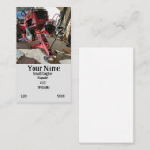 Service voor reparatie van kleine motoren visitekaartje (Voorkant / Achterkant)