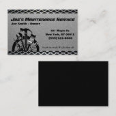 Service voor reparatie van onderhoud visitekaartje (Voorkant / Achterkant)