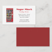 Service voor verkoopautomaat voor Snack Vendor Visitekaartje (Voorkant / Achterkant)