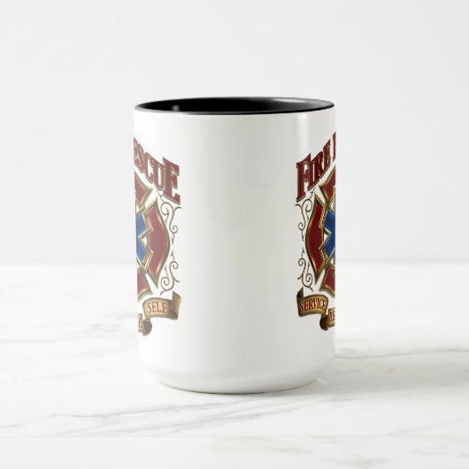 Service voor zelfbrandbeveiliging mok (Midden)