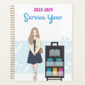Service Year 2023-2024 girl with cart  Planner (Voorkant)