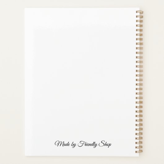 Service Year 2023-2024 girl with cart  Planner (Achterkant)