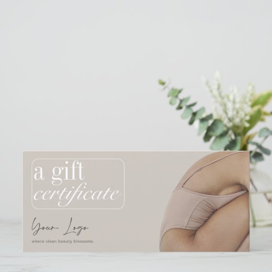 Service Zakelijke Gift Kaart (Staand voorkant)