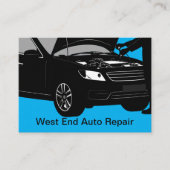 servicecentrum voor autoreparatie visitekaartje (Voorkant)