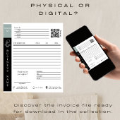 Servicefactuur verkoopbewijs voor kleine bedrijven