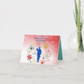 Serviceman Folded Wenskaart Kaart (Voorkant)