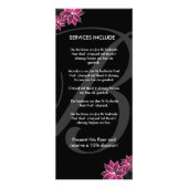 Servicemenu voor nageltechnicus / prijskaart reclamekaart (Achterkant)