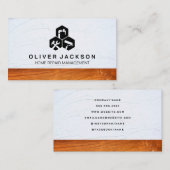 Servicepictogrammen | timmerwerk | Bouwvakkers Visitekaartje (Voorkant / Achterkant)