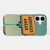 Services Ahead iPhone 16 Hoesje (Achterkant horizontaal)
