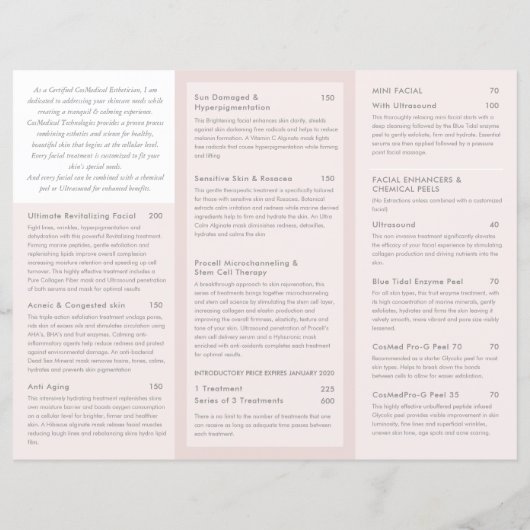 SERVICES PRIJS LIJST schoonheidssalon roos goudroz (Achterkant)