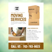 Services verplaatsen Aangepaste vensterkoppeling Raamsticker (Vel 3)