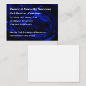 Services voor identiteitsdiefstal en gegevensbevei visitekaartje (Voorkant / Achterkant)