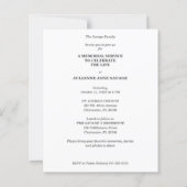 Servicio de recordatorio de fotografías funerarias (Achterkant)