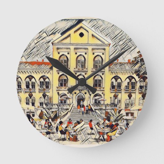 Servië, Arandjelovac, Staro Zdanje Ronde Klok (Voorkant)