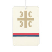 Servië Auto Freshner Luchtverfrisser (Voorkant)