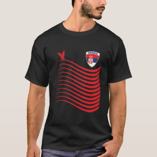 Servië Basketbal Jersey Srbija Basketbal Vlag GI T-shirt