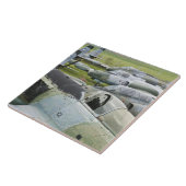 SERVIË, Belgrado. Joegoslavische luchtvaartmuseum Tegeltje (Zijkant)