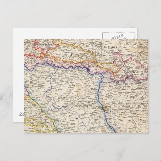 Servië, Bosnië Briefkaart (Voorkant / Achterkant)