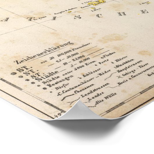 Servië, Bosnië Poster (Hoek)