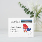 Servië Briefkaart (Staand voorkant)