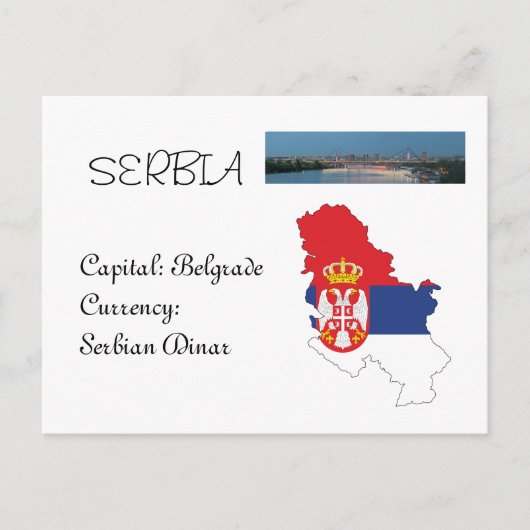 Servië Briefkaart (Voorkant)