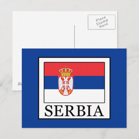 Servië Briefkaart (Voorkant / Achterkant)