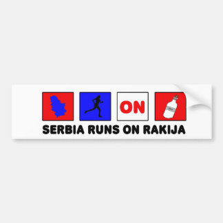 Servië Bumpersticker