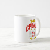 Servië Cyrillisch Koffiemok (Voorkant rechts)