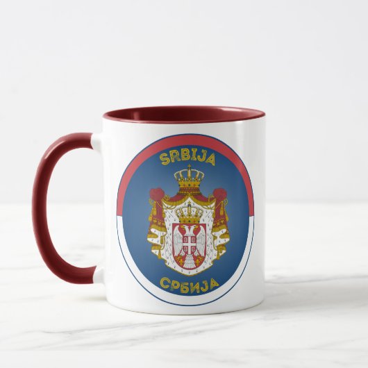 Servië Erfgoed Embleem Mok (Links)