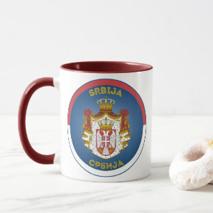Servië Erfgoed Embleem Mok