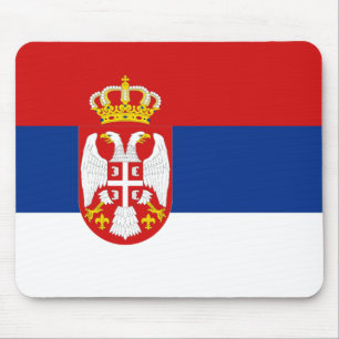 Servië Flag Mousepad Muismat