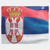 Servië Fleece Deken (Voorkant (Horizontaal))
