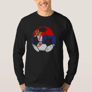 Servië Football World Soccer Serbian Fan Land B T-shirt