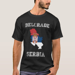 Servië Gestoorde Vlag Belgrado Pride T-shirt