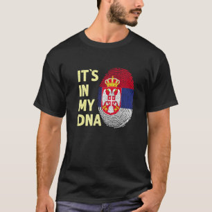 Servië in mijn dna Servisch vlaggenteam Servisch o T-shirt