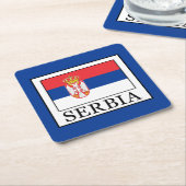 Servië Kartonnen Onderzetters (Schuin)