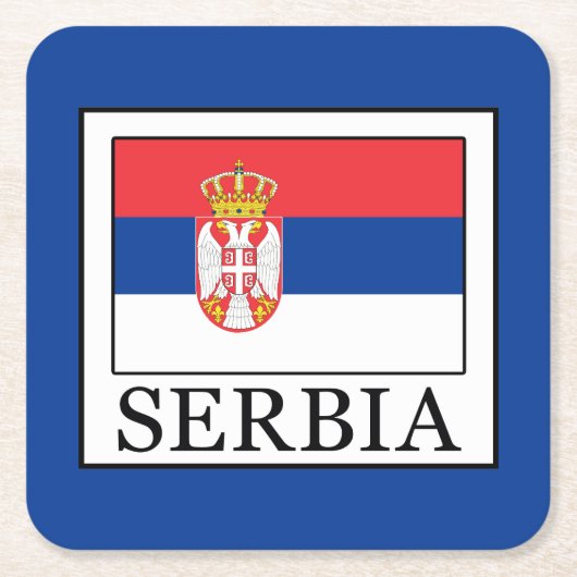 Servië Kartonnen Onderzetters (Voorkant)