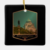 Servië Keramisch Ornament (Voorkant)