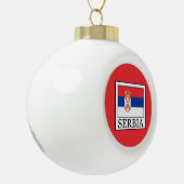 Servië Keramische Bal Ornament (Links)