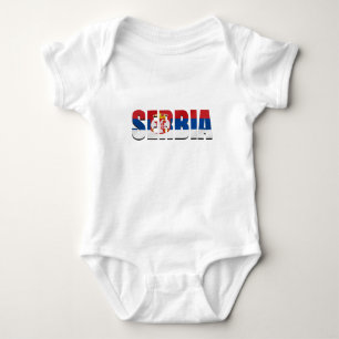 Servië logo vlag Srbija logo voor voetbalsupporte Romper