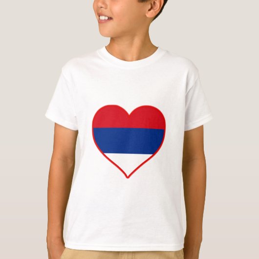 Servië Love T-shirt (Voorkant)